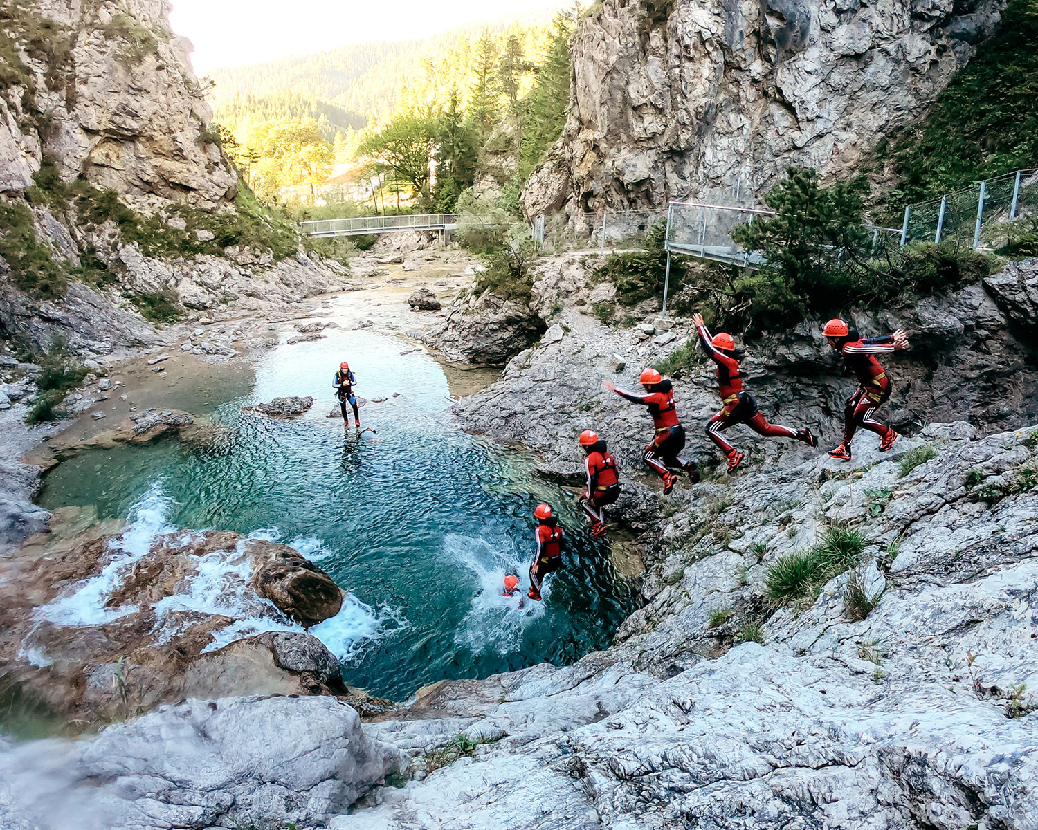 AREA 47 Canyoning Tour im Ötztal - Spaß, Sport & Outdoor-Aktivitäten