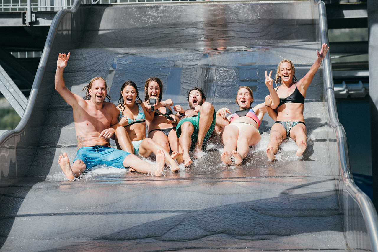 Rutsche in der AREA 47