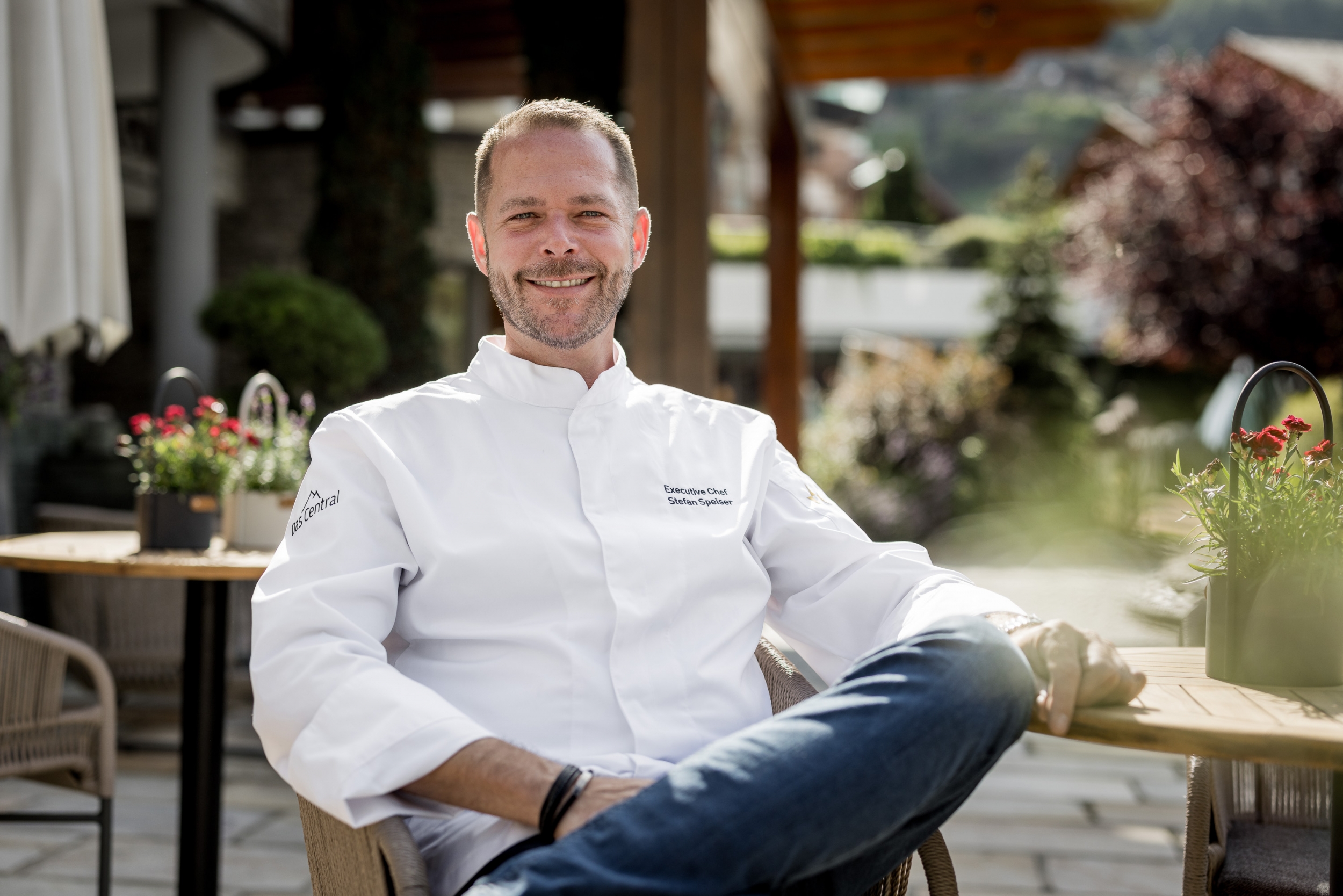 Österreichischer Sternekoch Stefan Speiser ist Chef de Cuisine im Hotel Das Central in Sölden, Tirol
