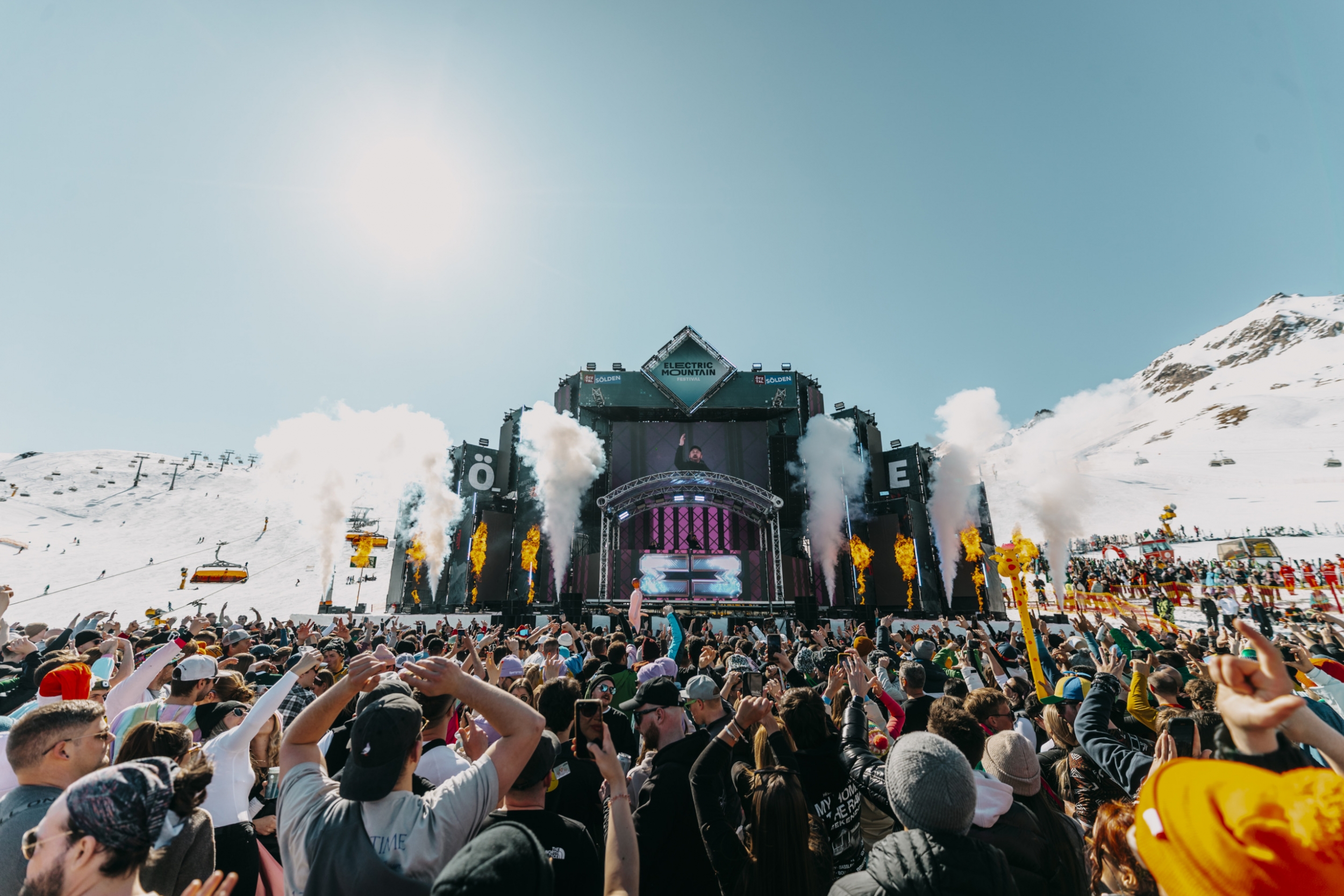 Electric Mountain Main Days am Giggijoch in Sölden, Tirol