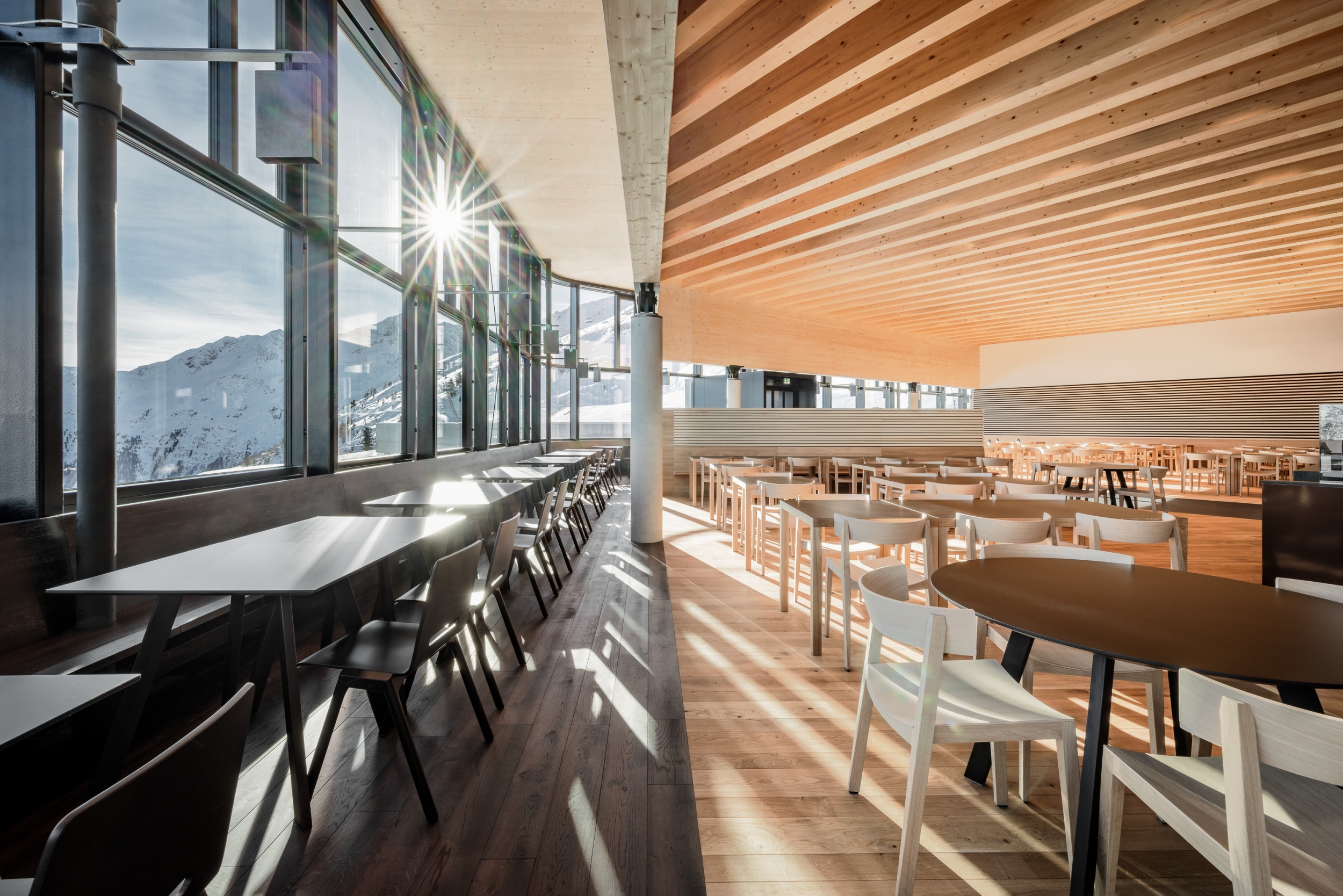 Markt-Restaurant FALCON an der Gaislachkogl Mittelstation in Sölden