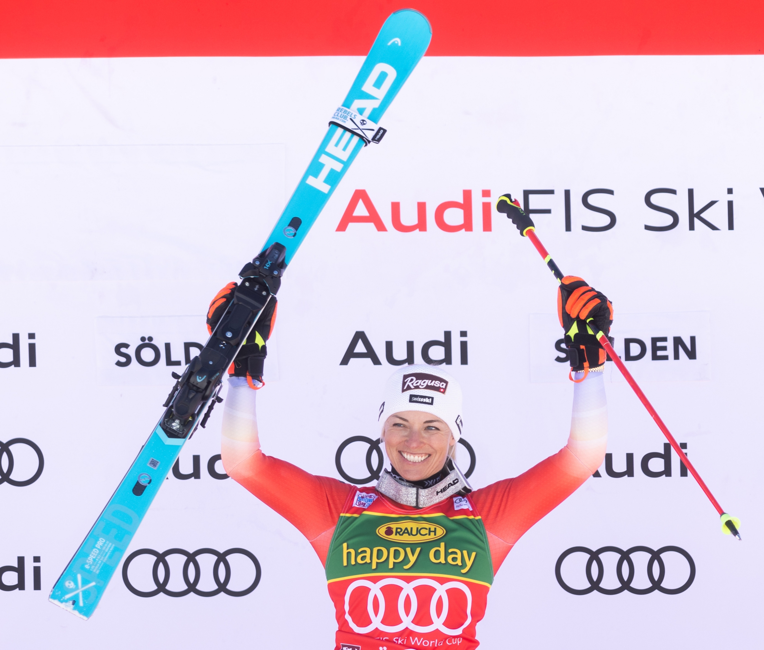 FIS Skiweltcup Opening Sölden 2023 - Gewinnerin Lara Gut-Berahmi FIS Skiweltcup Opening Sölden 2023 - Gewinnerin Lara Gut-Berahmi