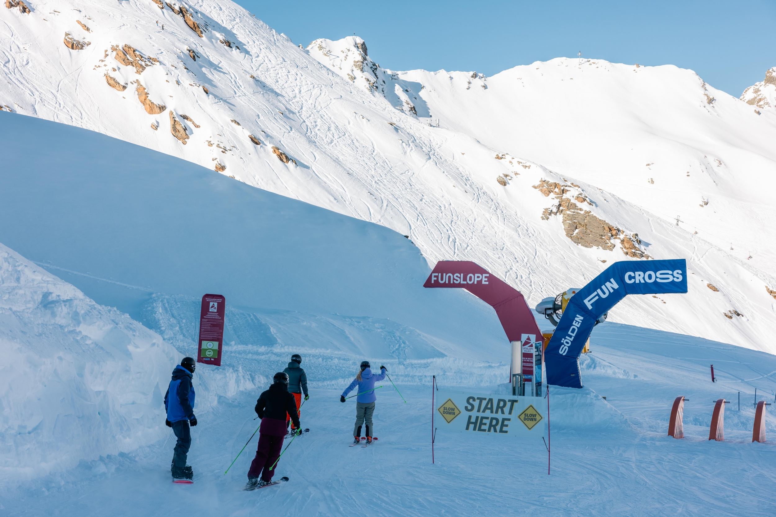 Fun Slope 8SK Giggijoch im Skigebiet Sölden Fun Slope 8SK Giggijoch im Skigebiet Sölden