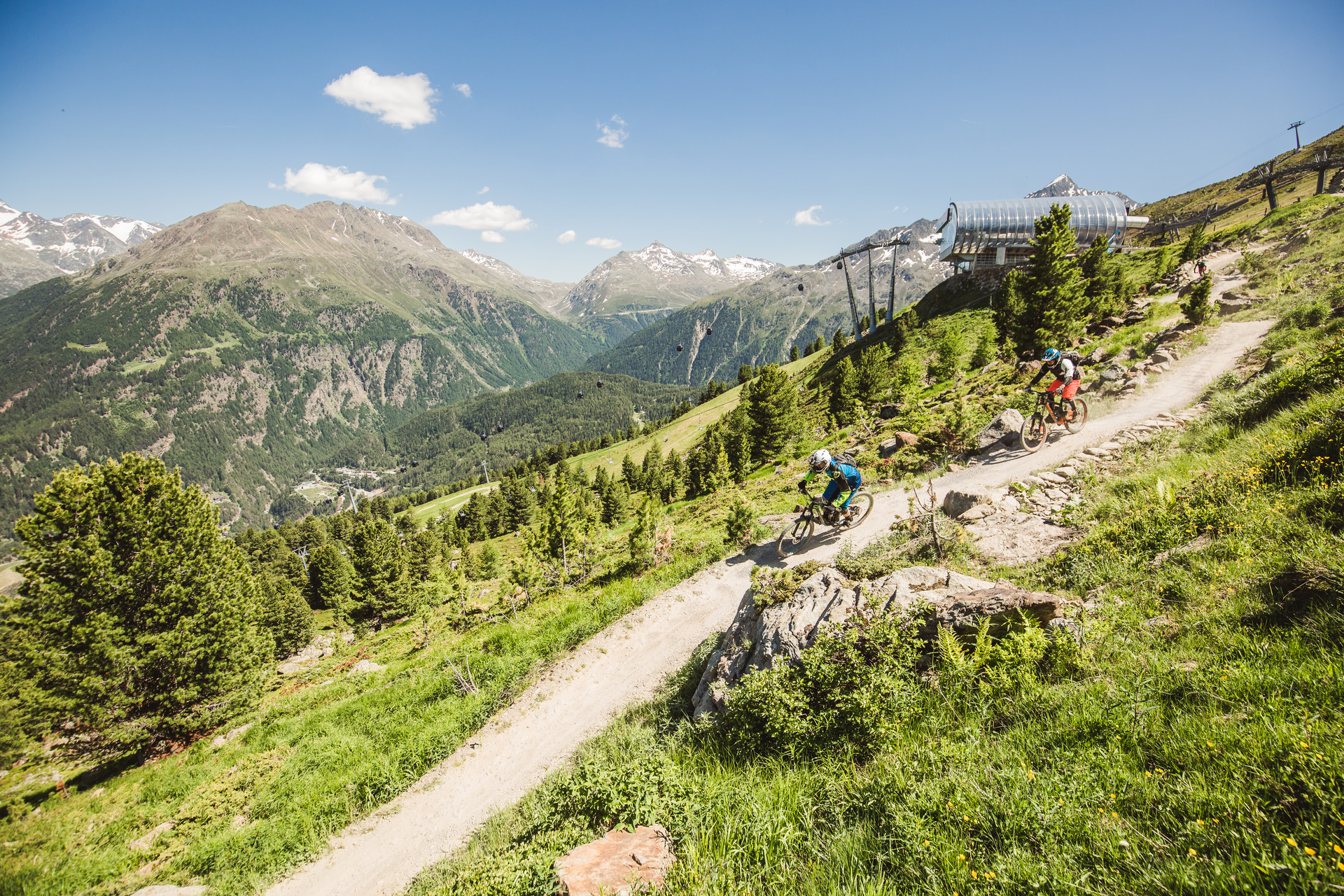 Eebmne Line in der Bike Republic Sölden Eebmne Line in der Bike Republic Sölden