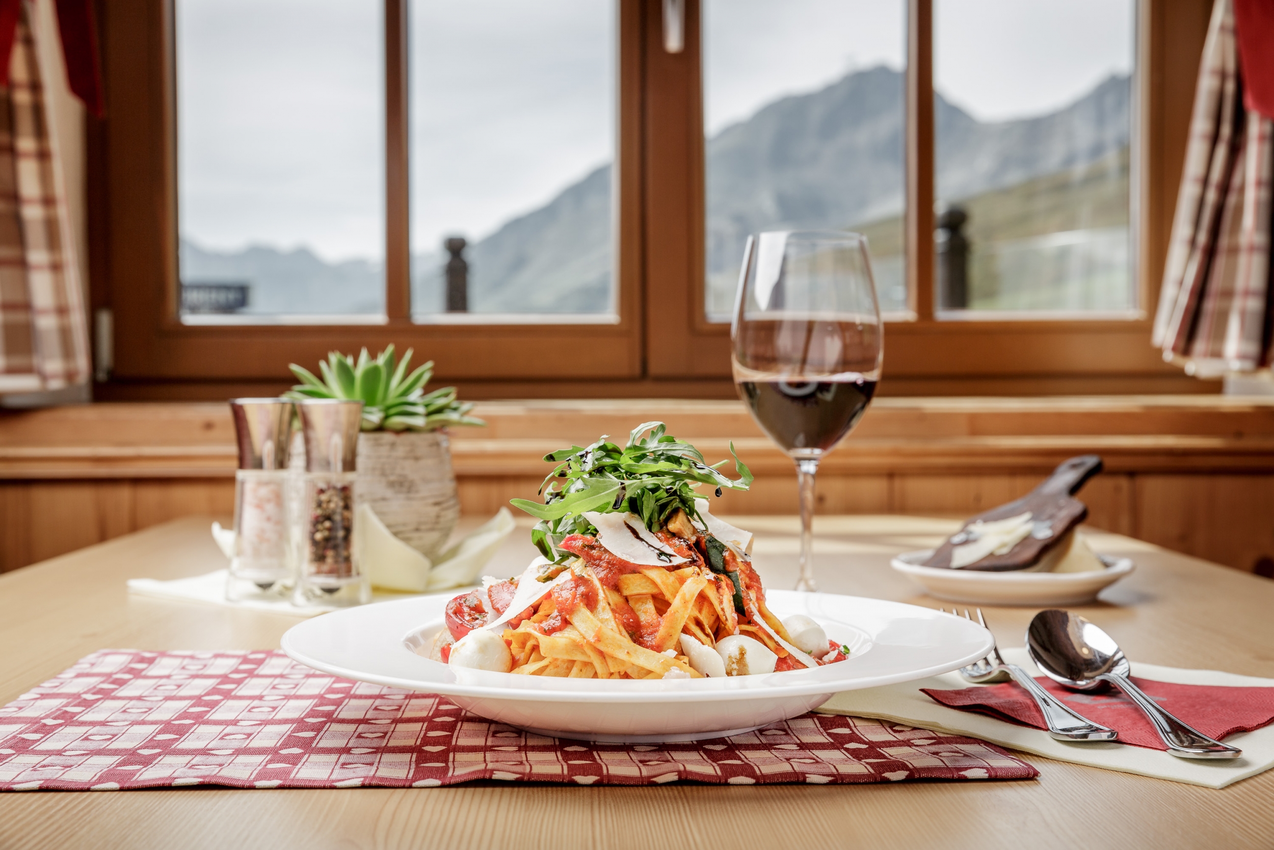 Tagliatelle vom À-la-Carte-Restaurant Wirtshaus am Giggijoch in Sölden