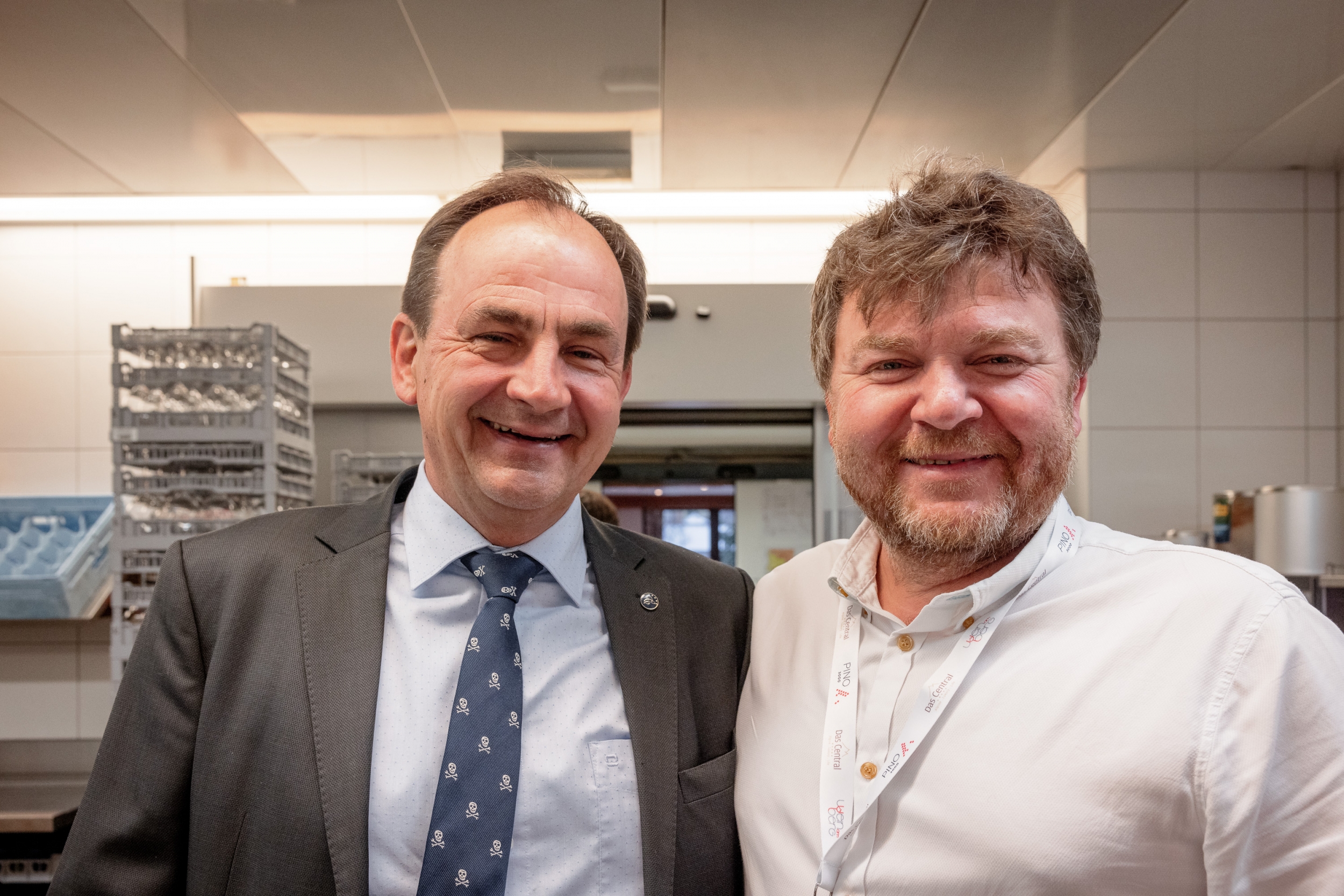 Martin Sperdin und Albert Gesellmann im Hotel Das Central in Sölden Martin Sperdin und Albert Gesellmann im Hotel Das Central in Sölden